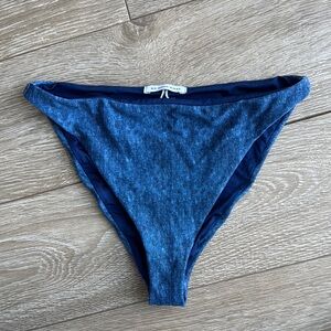 WeWoreWhat denim bikini bottoms - size XS. NWOT